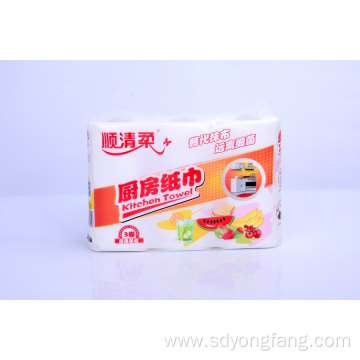 3 Ply White Color Kitchen Sanitary Cleaning Paper
